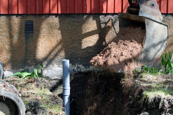 Sewer Line Digging in Hayden