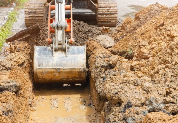 Water Line Digging in Hayden